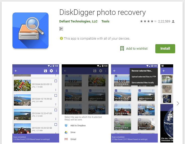 Cómo recuperar fotos borradas del teléfono Android